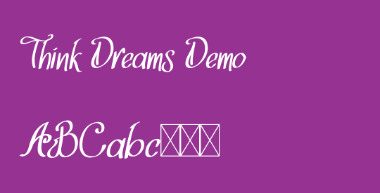 Think Dreams Demo