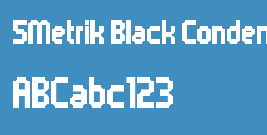 5Metrik Black Condensed