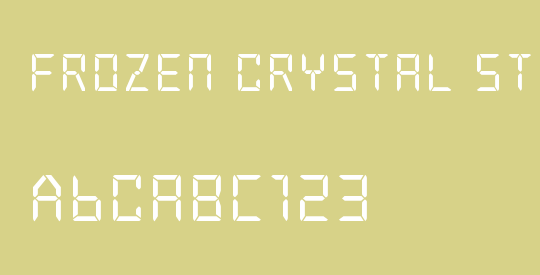 Frozen Crystal Straight