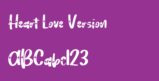 Heart Love Version