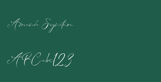 Amanda Signature