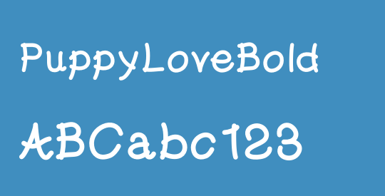 PuppyLoveBold