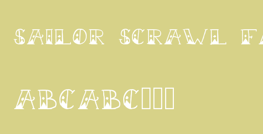 Sailor Scrawl Fancy