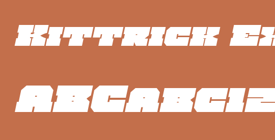 Kittrick Expanded Italic