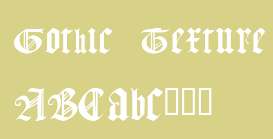 Gothic Texture Quadrata