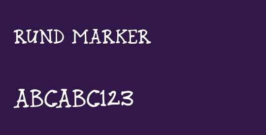 Rund Marker