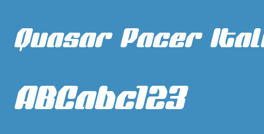 Quasar Pacer Italic