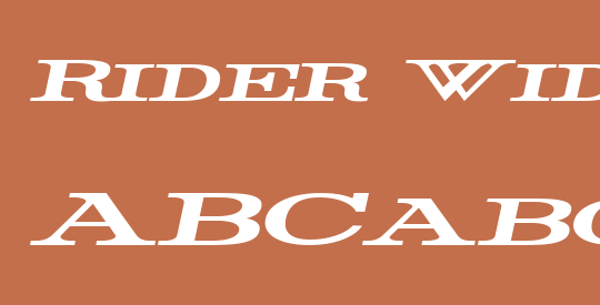 Rider Widest