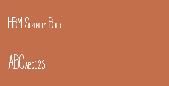 HBM Serenity Bold