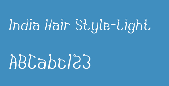 India Hair Style-Light