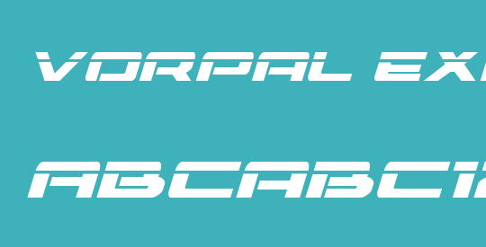 Vorpal Expanded Italic