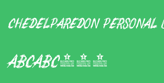 CHEDELPAREDON PERSONAL USE