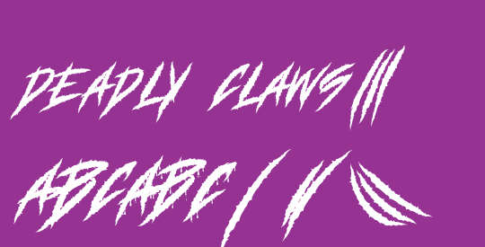 DEADLY CLAWS[