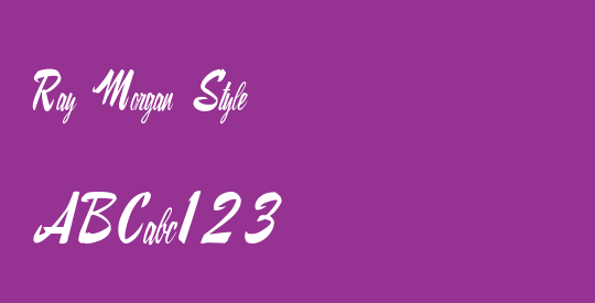 Ray Morgan Style