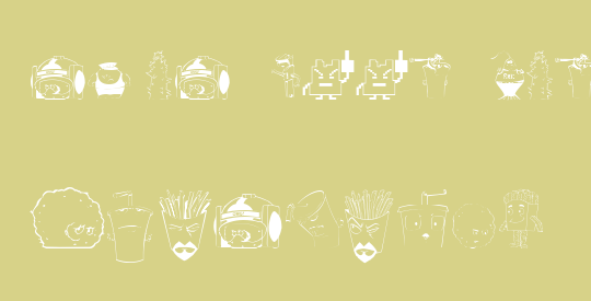 aqua teen hunger font