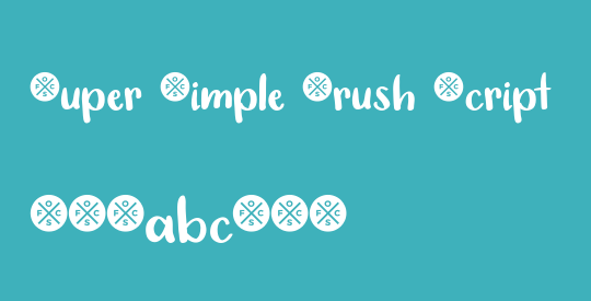 Super Simple Brush Script