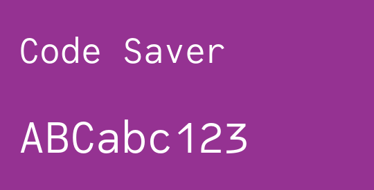 Code Saver