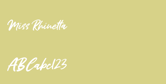 Miss Rhinetta