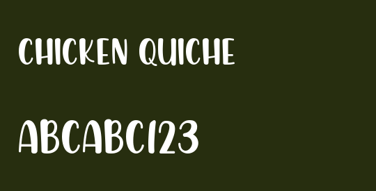 Chicken Quiche