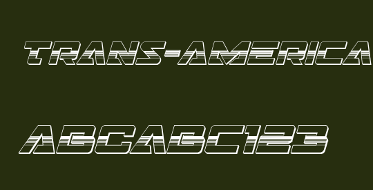 Trans-America Platinum Italic