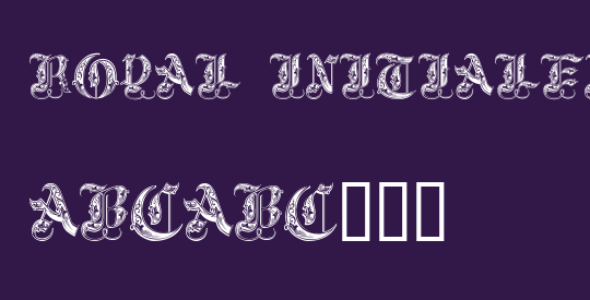 Royal Initialen