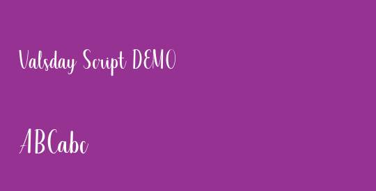 Valsday Script DEMO