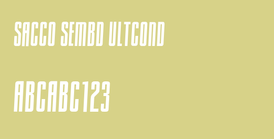 Sacco SemBd UltCond