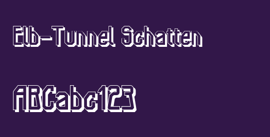 Elb-Tunnel Schatten