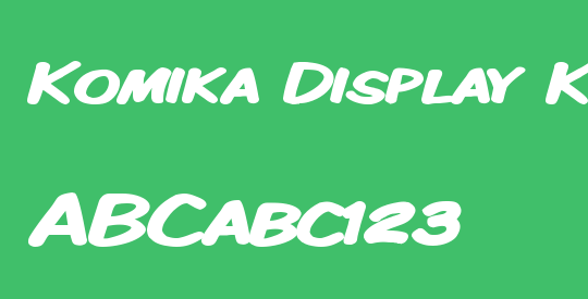 Komika Display Kaps Wide