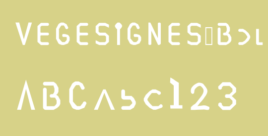 VEGESIGNES Bold