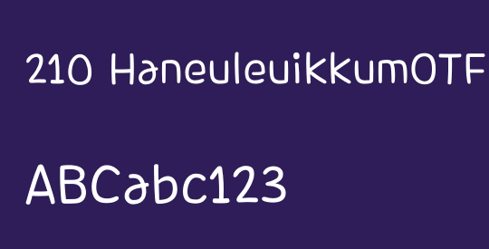 210 HaneuleuikkumOTF