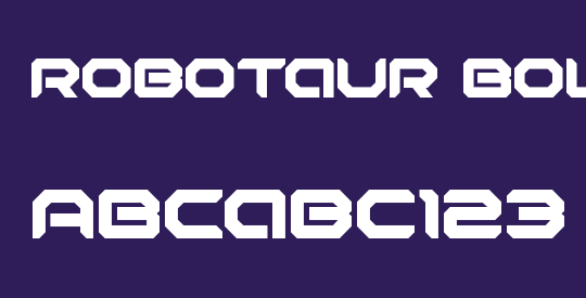 Robotaur Bold