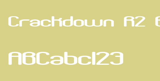 Crackdown R2 BRK