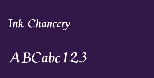 Ink Chancery
