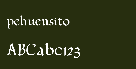 pehuensito