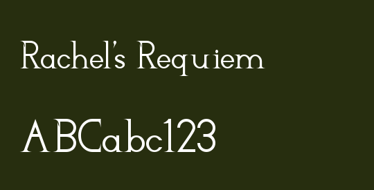 Rachel's Requiem