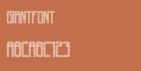 GiantFont