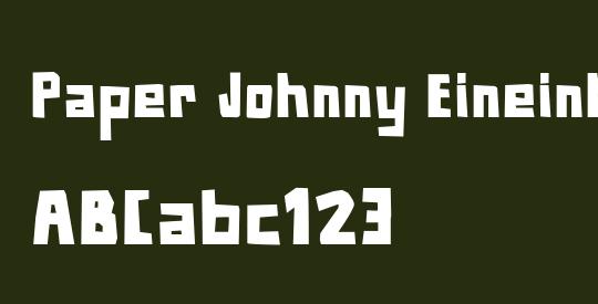 Paper Johnny Eineinhalb