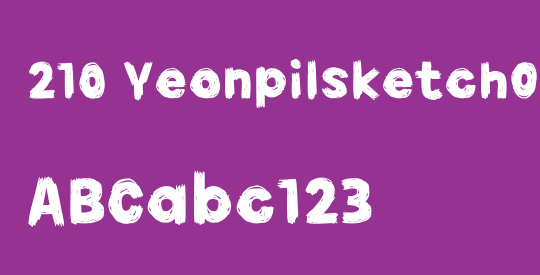 210 YeonpilsketchOTF