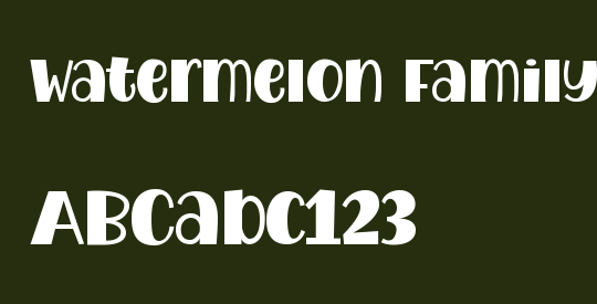 Watermelon Family