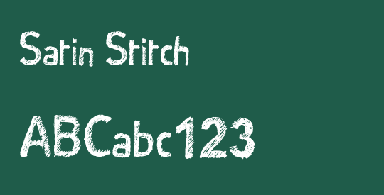 Satin Stitch
