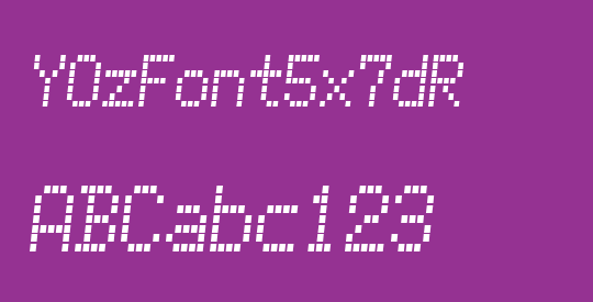 YOzFont5x7dR