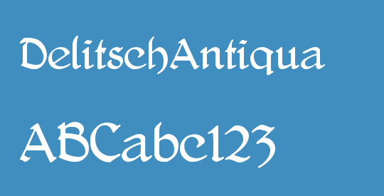 DelitschAntiqua