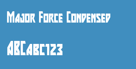 Major Force Condensed