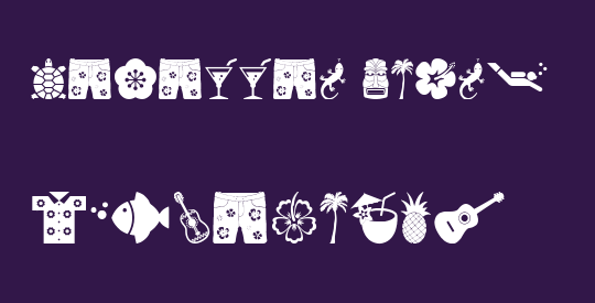Hawaiian Icons