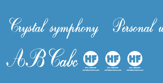 Crystal symphony  Personal use only