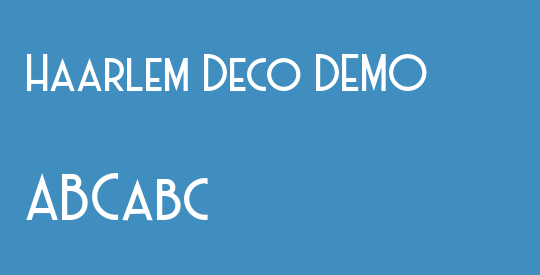 Haarlem Deco DEMO