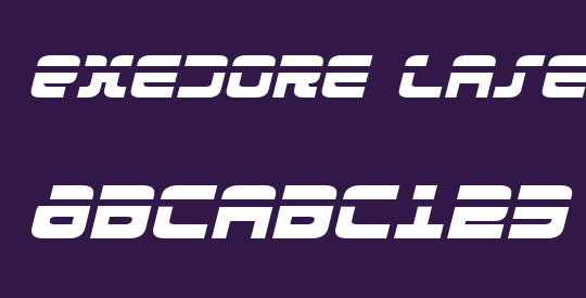 Exedore Laser Italic