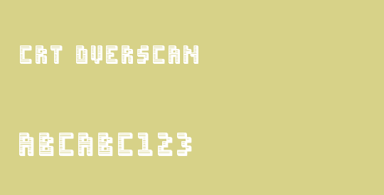 Crt Overscan