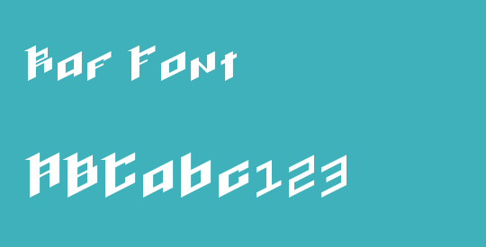 Raf Font